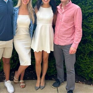 Lulus backless white dress